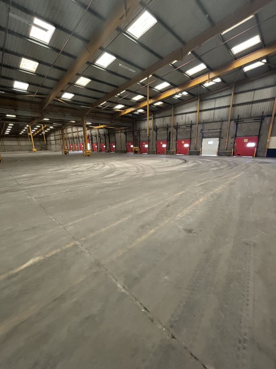 Interior of a warehouse
